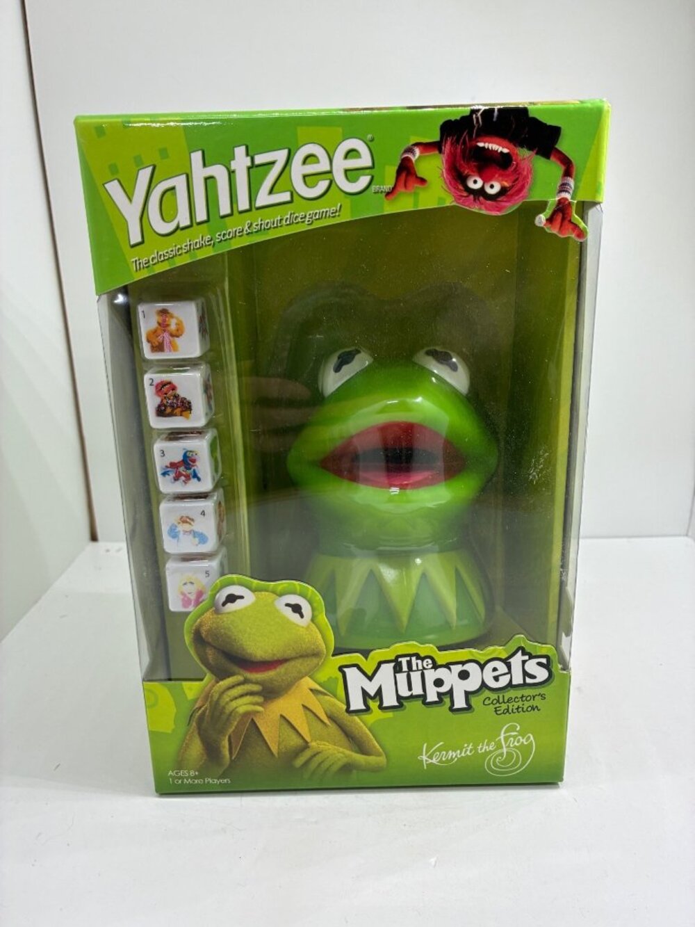 Yahtzee The Muppets Collectors Edition Kermit The Frog Dice Game Ages 8+